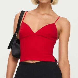 Princess Polly Red Top Corset